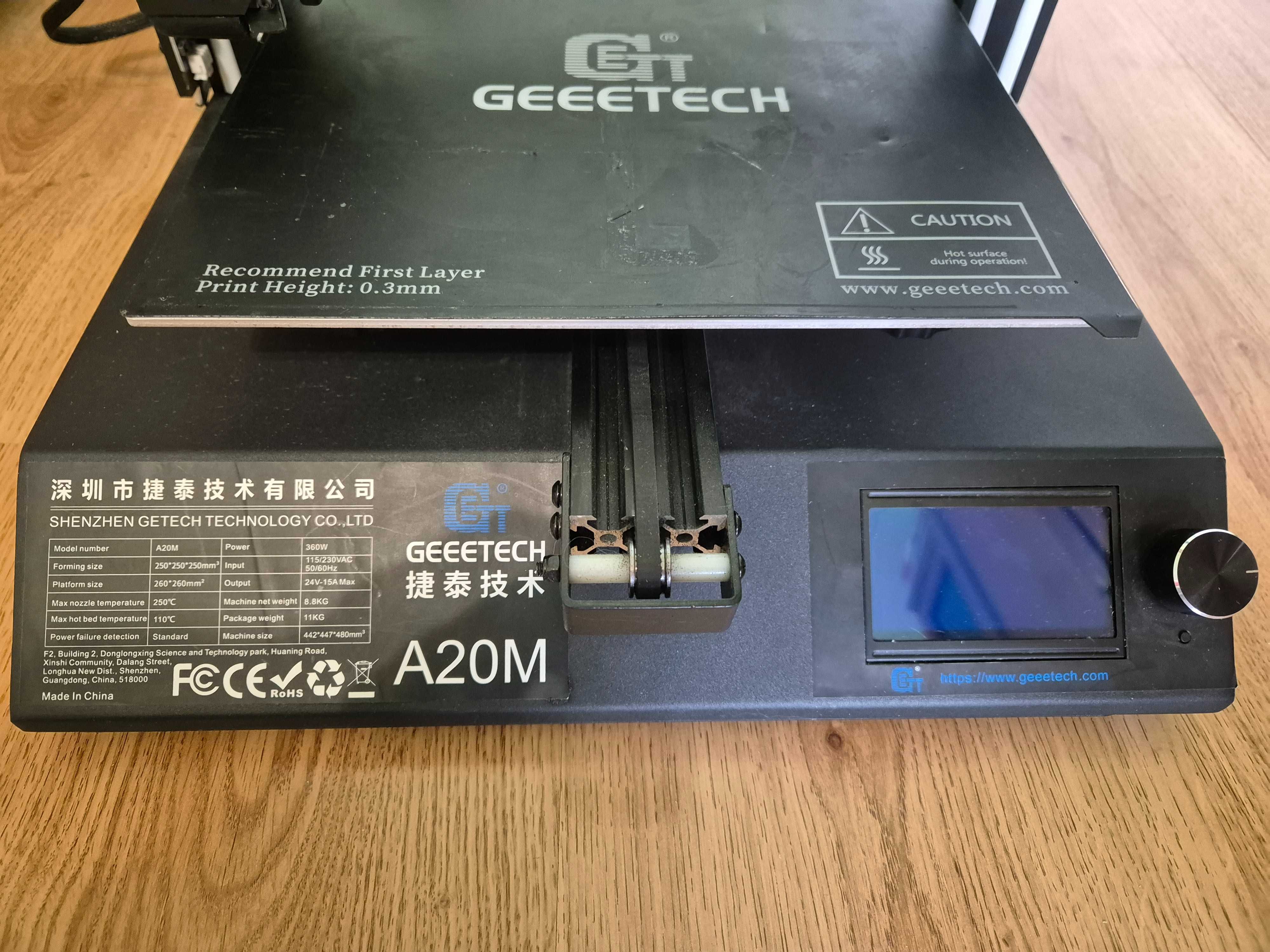 Drukarka 3D Geeetech A20M – duże pole robocze, gotowa do druku!