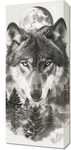 Obraz 30x70cm Wilczy Duch Lasu