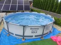 Basen stelażowy Steel Pro Max 366 x 76 cm 6473l Bestway