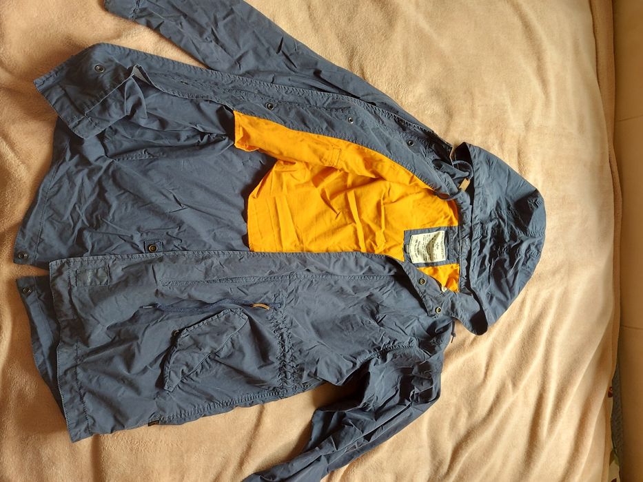 Parka Long Fishtail Alpha Industries size M granatowa