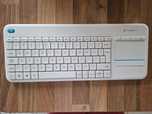 Klawiatura bezprzewodowa Logitech biała K400 Plus