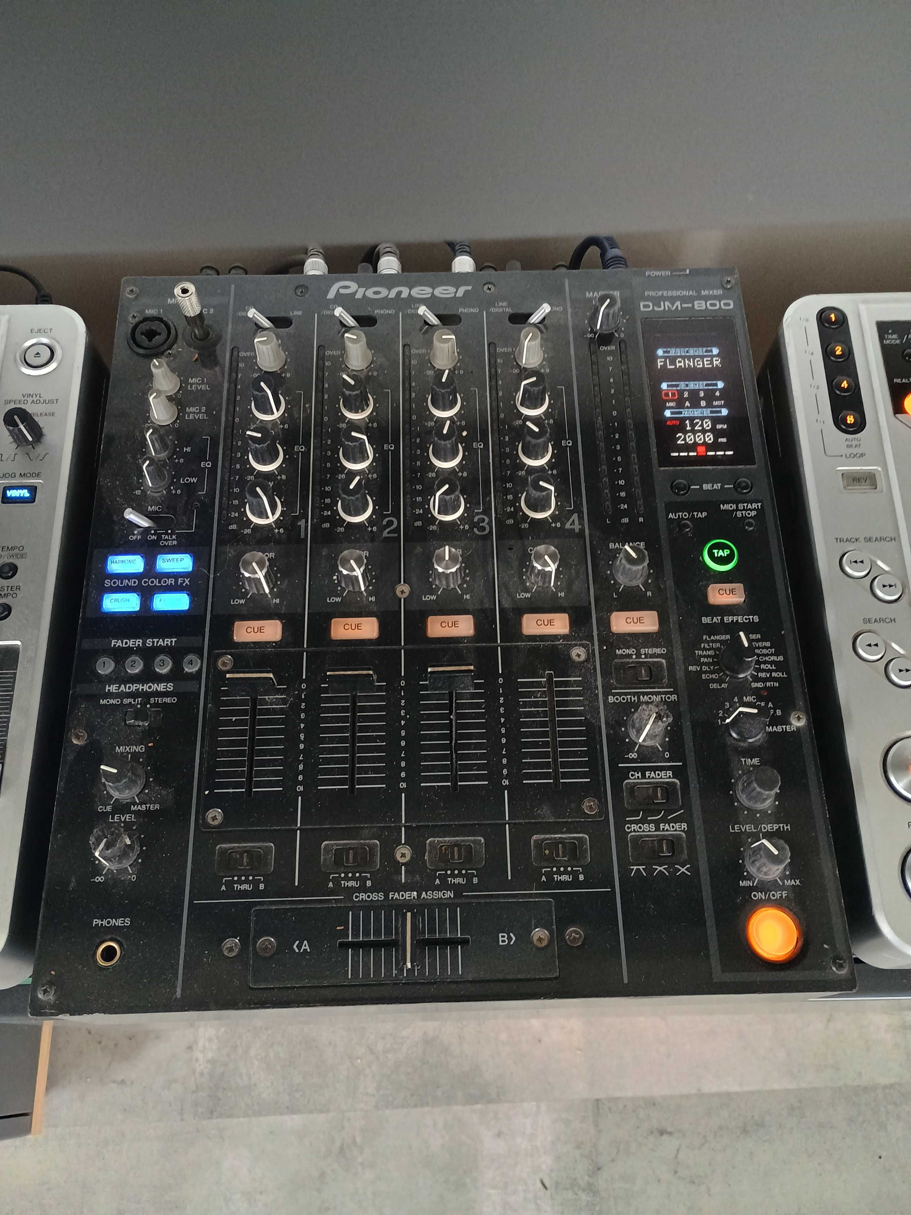 Konsola Pioneer 2xCDJ-800MK2 + DJM-800