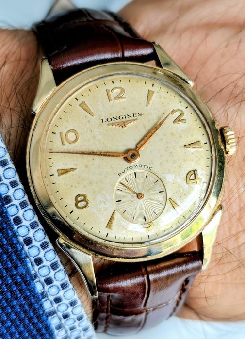 Oryginalny szwajcarski zegarek Longines z 1952