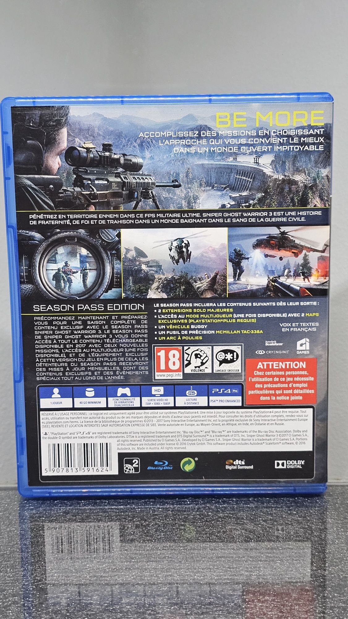 Sniper 3 Ghost Warrior PS4 Playstation 4