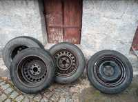 4 oryginalne felgi stalowe mercedes W123 W116 6Jx15H2 ET31 5x112