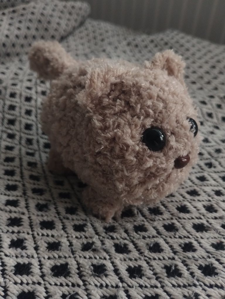 Kot szydełkowany, Handmade pluszak