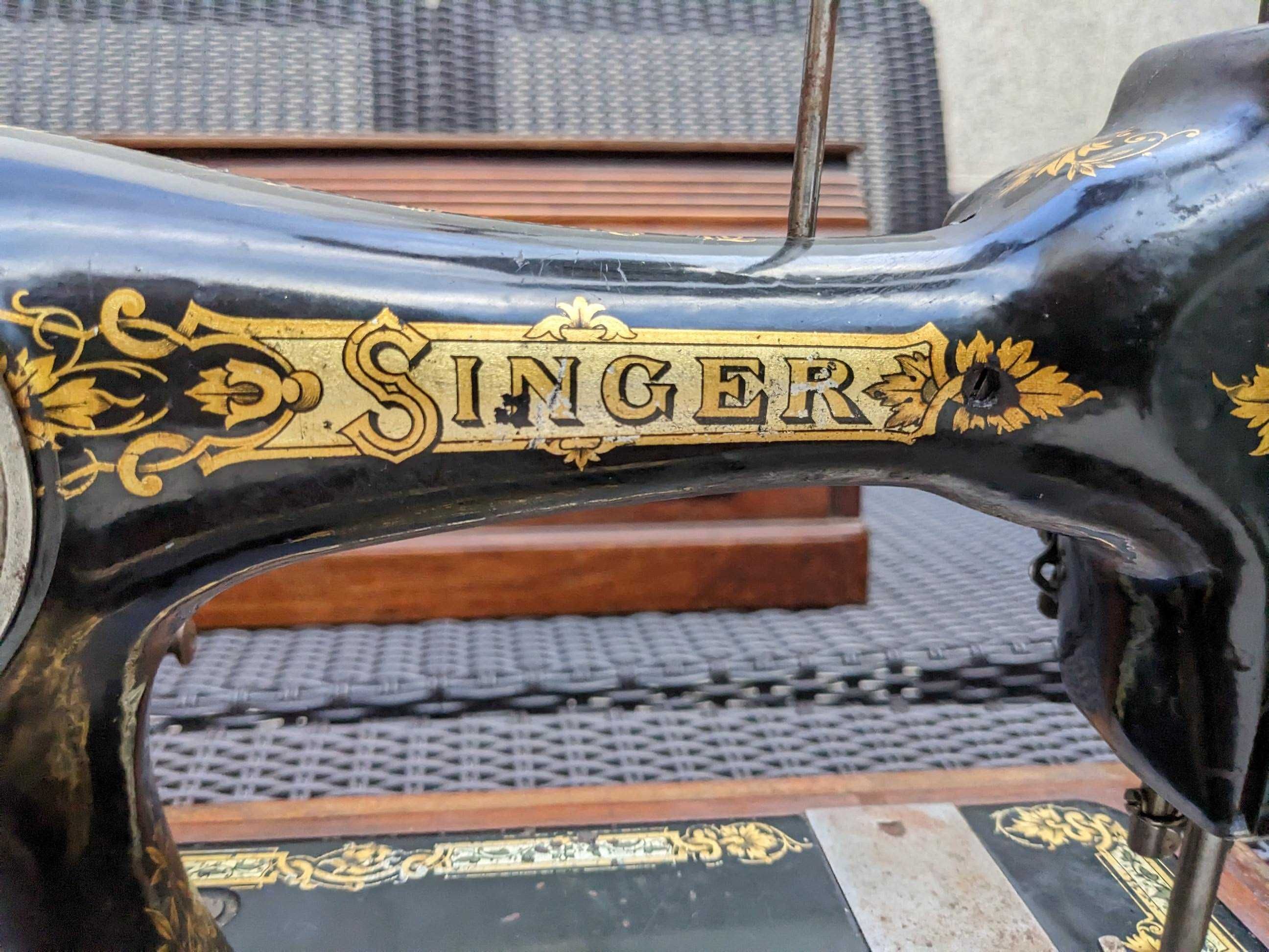 Máquina costura Singer portátil 1905 - item raro, de Colecionador