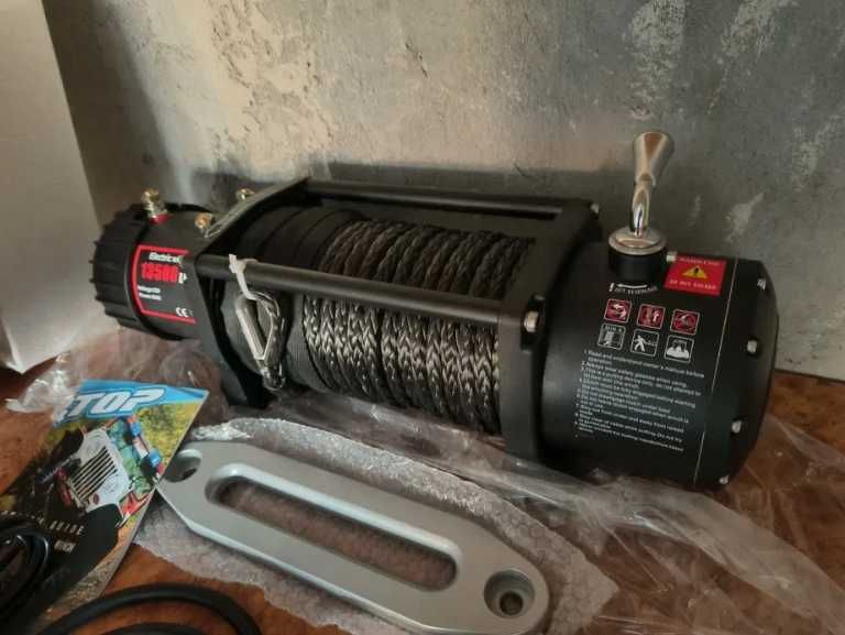 Nowa wyciągarka elektryczna 12V 13500lbs synteyk (nie dragon, husar,