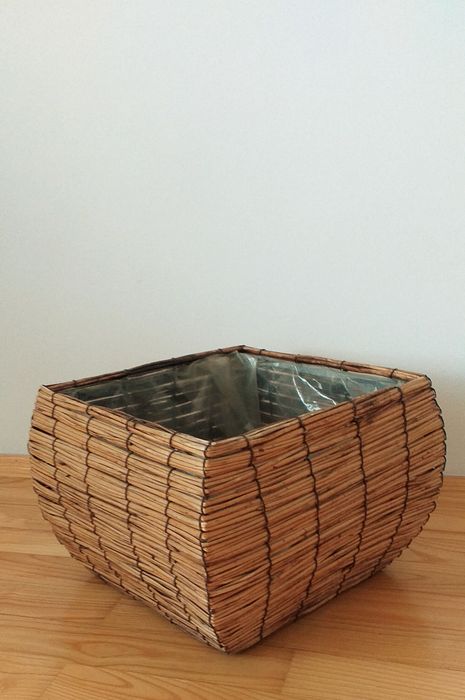 doniczka boho doniczka wiklina doniczka rattan osłonka vintage