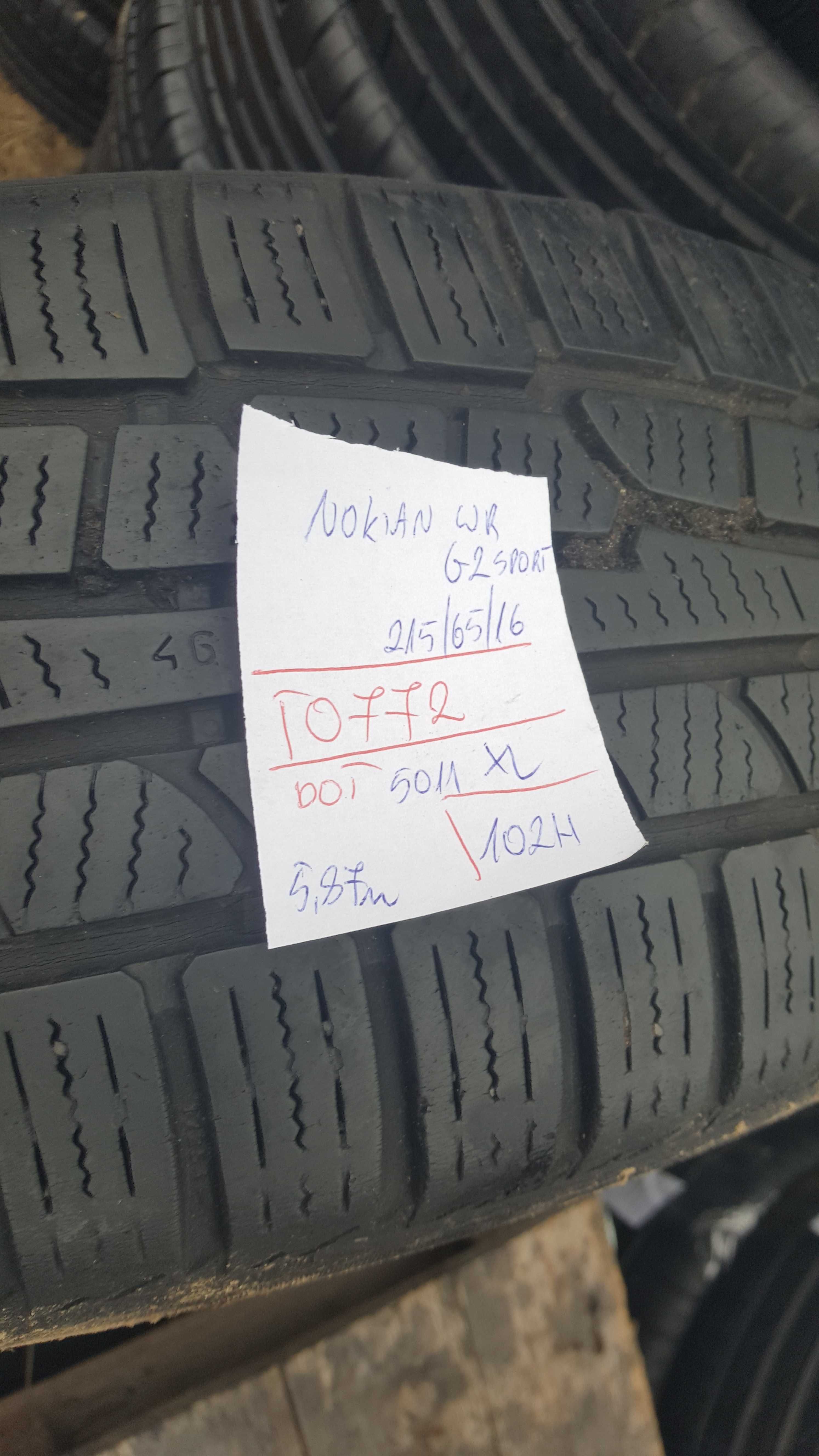 Nokian 215/65 r16 WR G2 Sport XL /// 6mm!!!