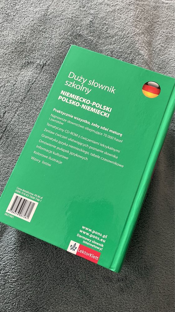 Szkolny słownik polsko-niemiecki PONS