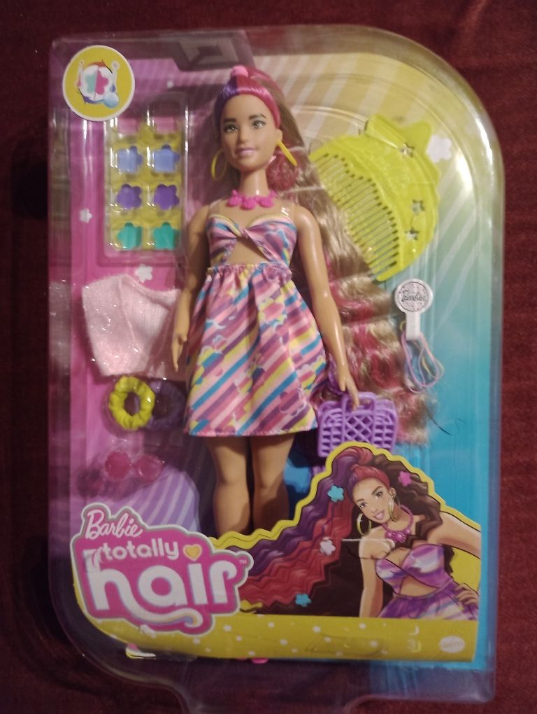 Lalka Barbie totally hair nowa