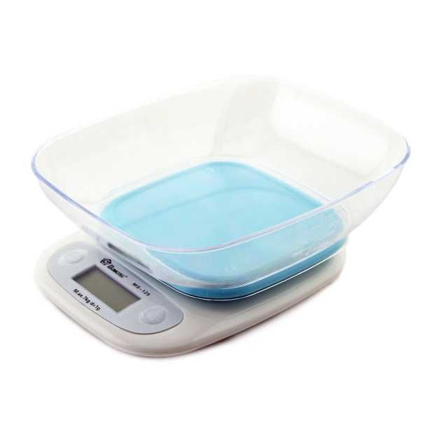 Весы кухонные DOMOTEC MS-125 Plastic, весы пищевые, . Цв.голубой