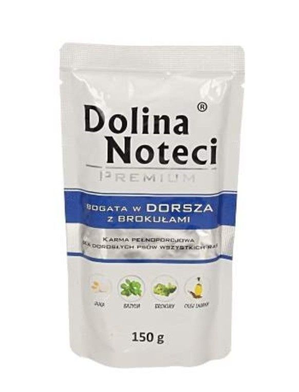 Dolina noteci premium Dorsz z brokułami saszetka 10x150g szt