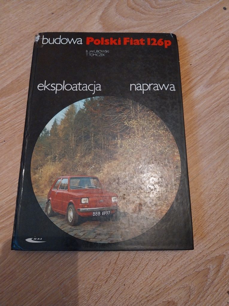 Stara książka polski fiat 126 p