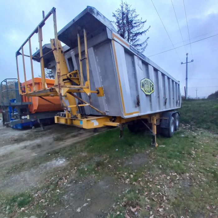 Meusburger MMS  Meusburger naczepa wywrotka, aluminiowa 2 osie, nie meiller