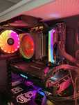Komputer z RTX 2070 z monitorem Samsung Odyssey G3