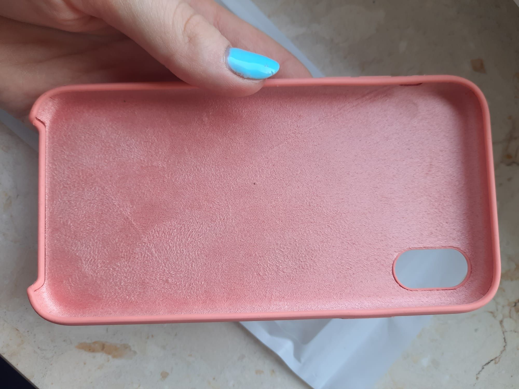 Etui z mikrofibrą silikonowy dla Iphone XR