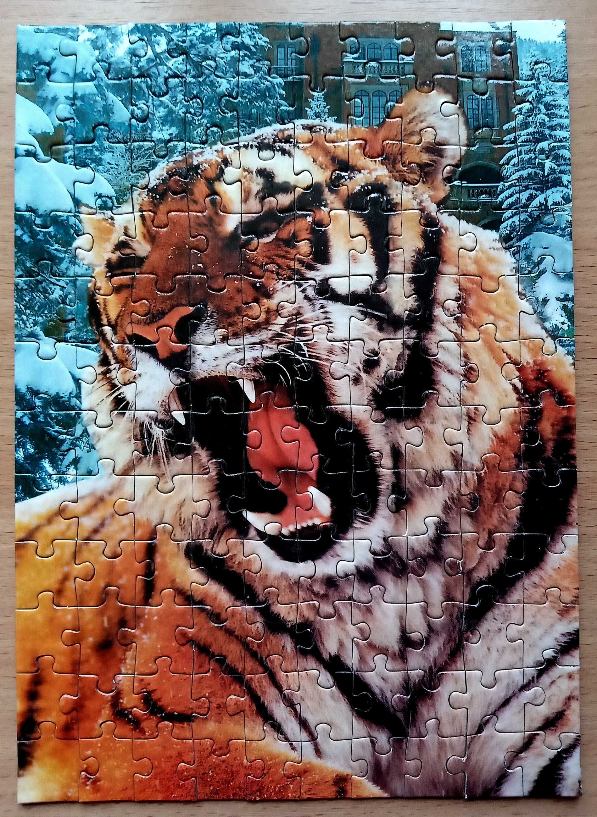 Пазлы 120 деталей Тигр