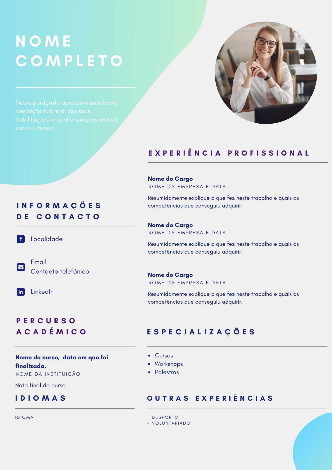 Elaboramos Currículos Personalizados
