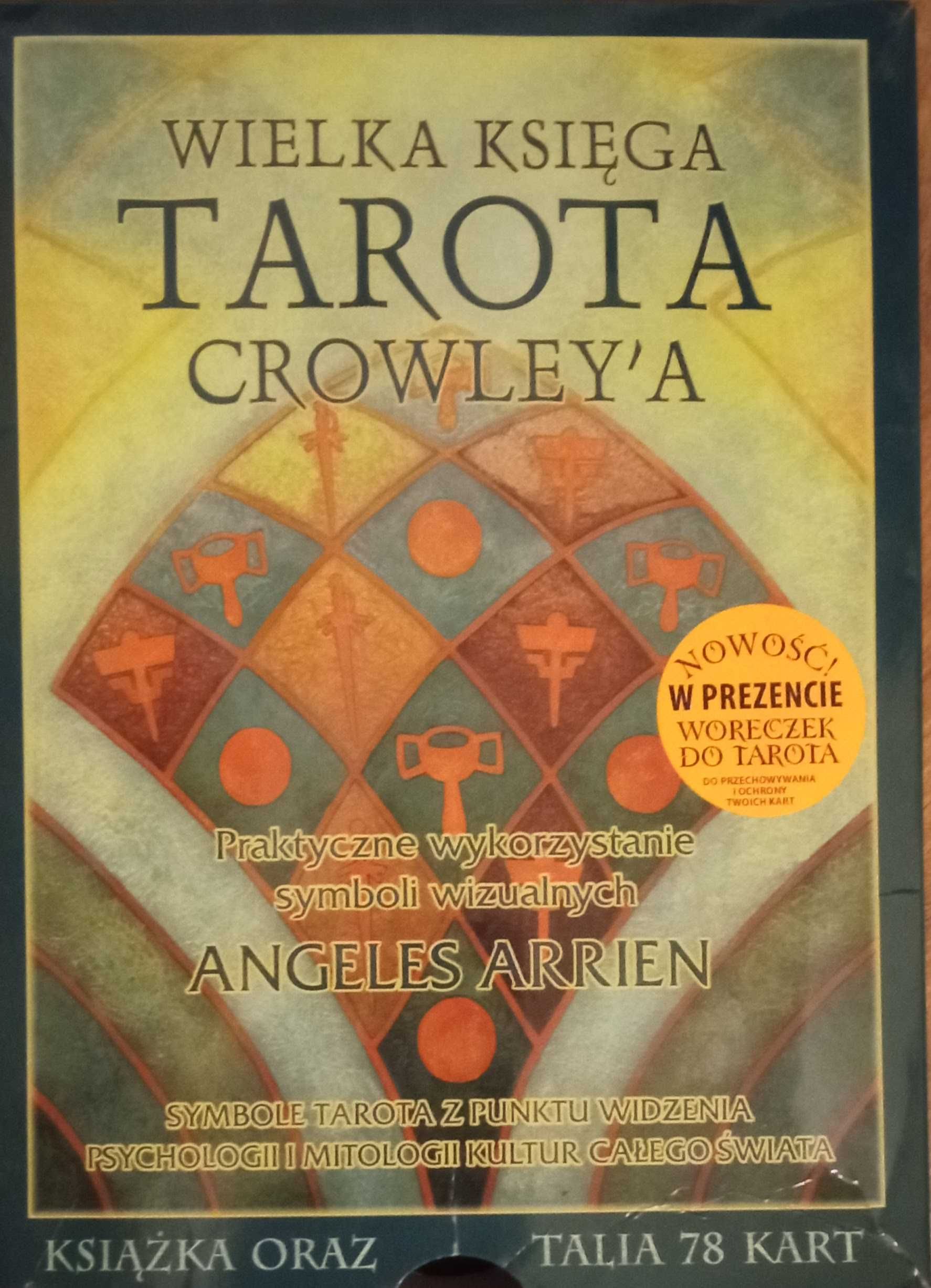 TAROT CROWLEY'A - Wielka Księga Tarota wraz z kartami w zestawie