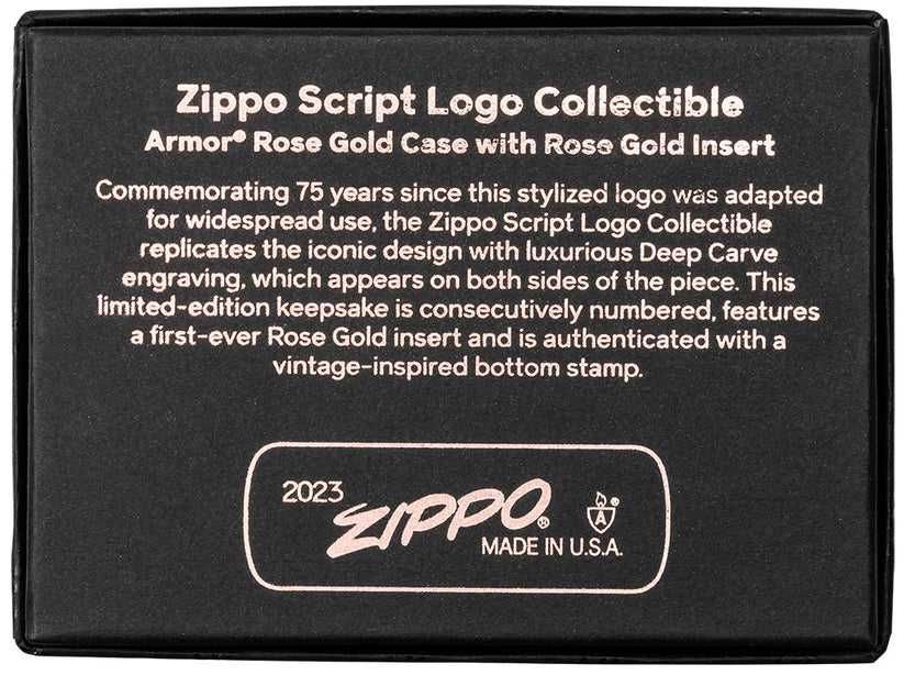 Zapalniczka Zippo Script Collectible  Edycja Limitowana