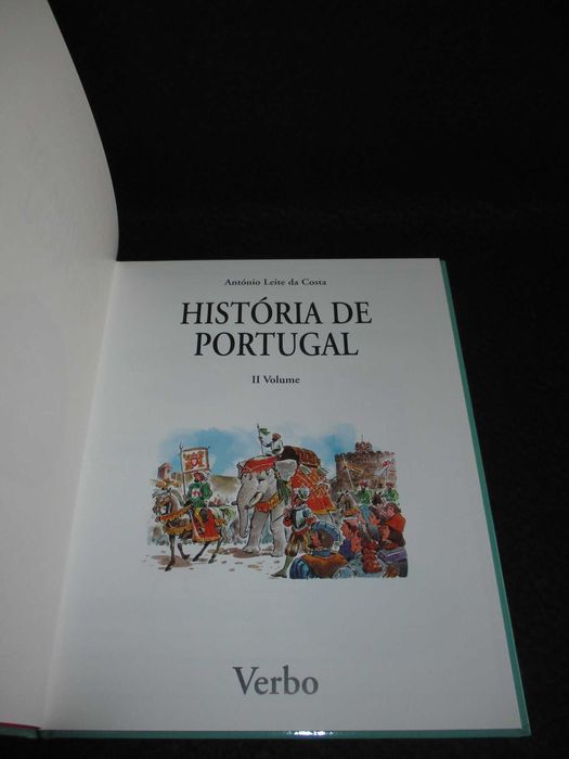 Livros História de Portugal António Leite da Costa 3 Volumes Completo