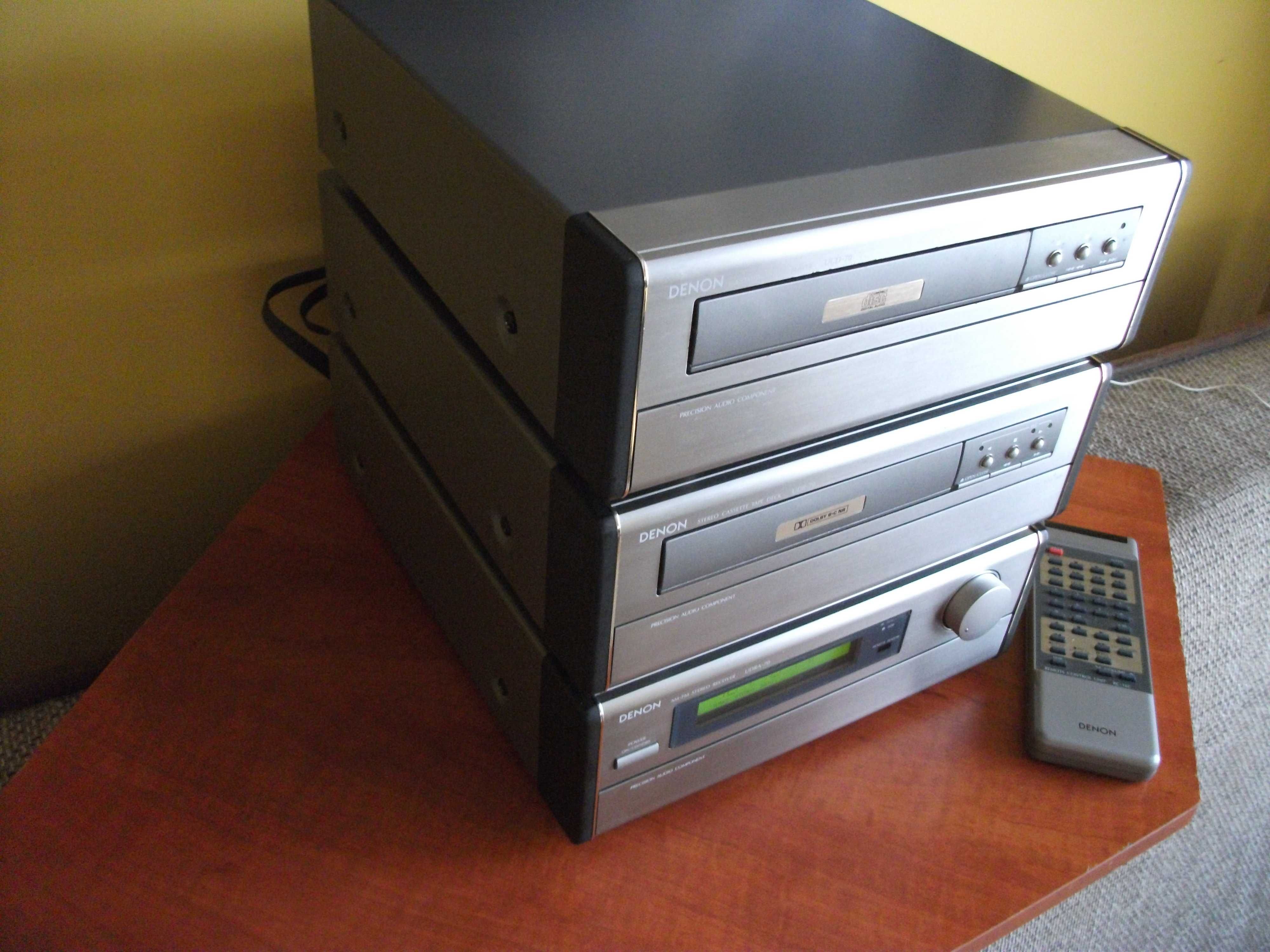 wieża denon amplituner udera 70 deck udr 70 cd  ucd 70 odtwarzacz