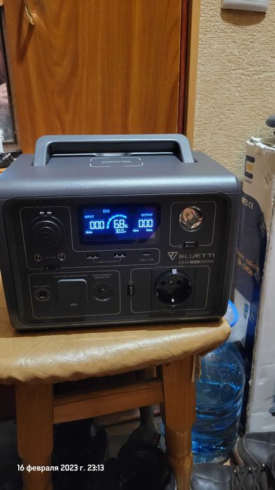 НОВА! Зарядна станція Bluetti EB3A 268Wh 600W зарядная станция Київ