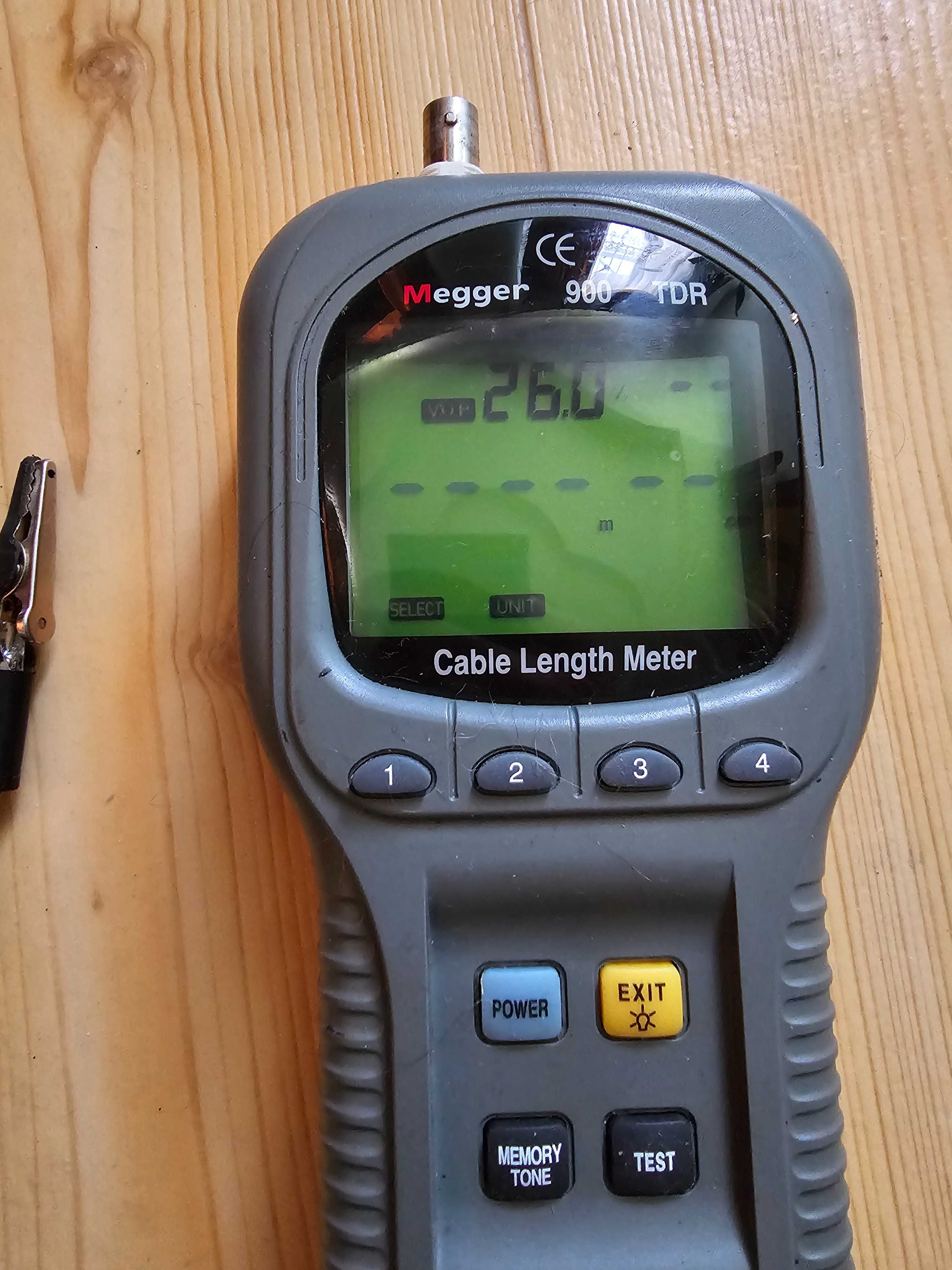 Рефлектометр megger, измеритель длины кабеля