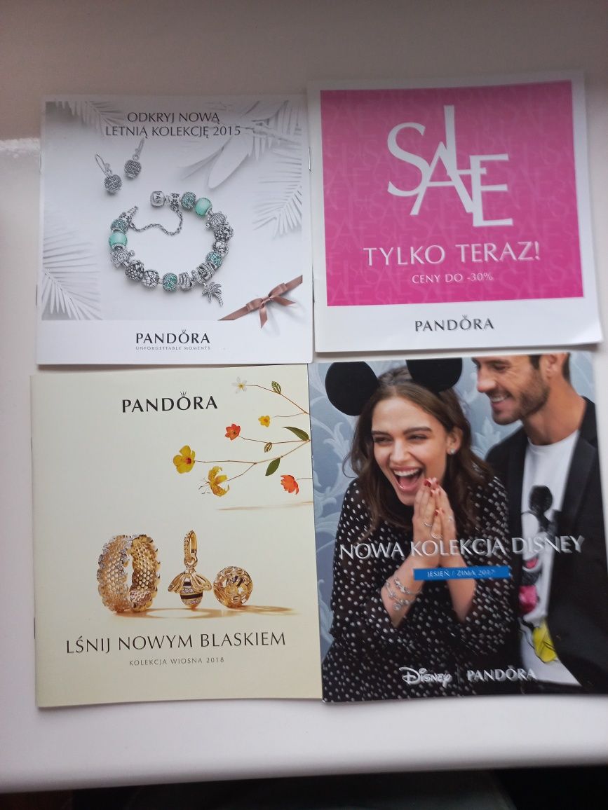 Katalogi Pandora od 2015 do 2018