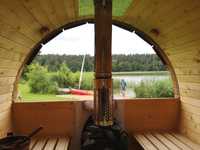 Sauna mobilna panoramiczna balia Jacuzzi wynajem