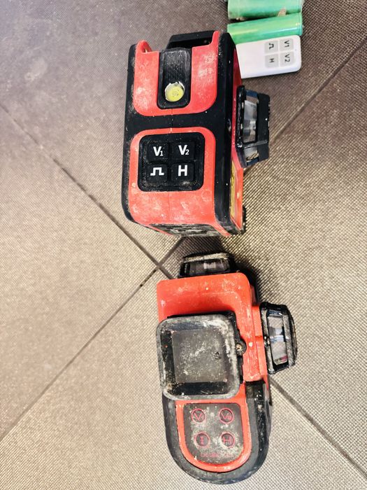 Pro Poziomica Laserowa Laser Krzyżowy 360, bateria, ładowarka