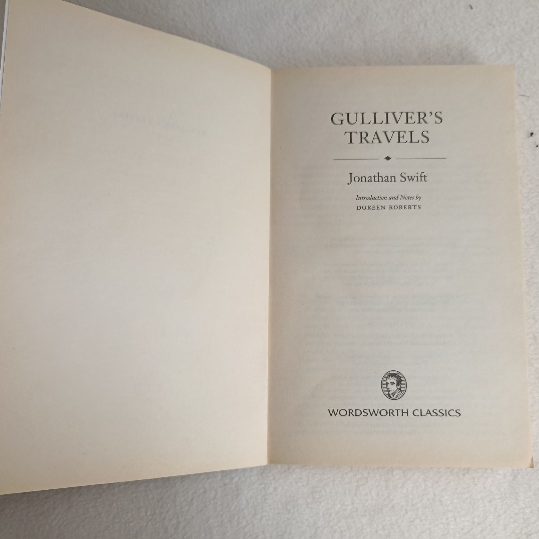 Gulliver's Travels Jonathan Swift Wordsworth Classics