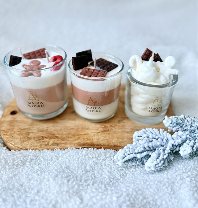 Świece sojowe handmade święta