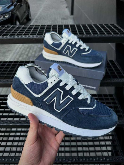!АКЦІЯ! New Balance 574 Legacy Blue Yellow White 41 42 43 44 45 нб