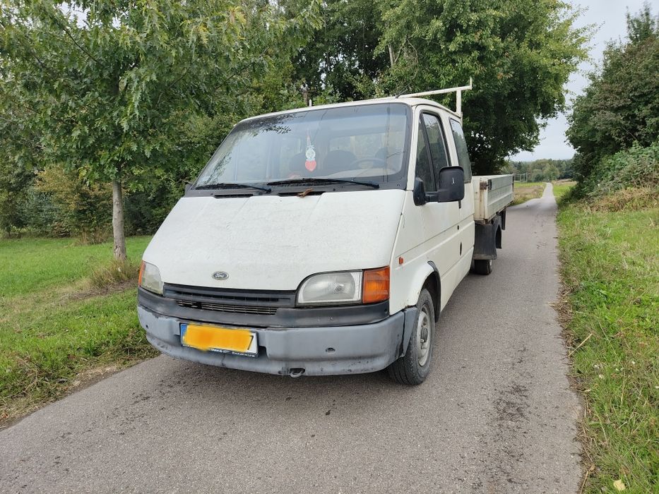 Ford Transit 2.5D 6 osób Doka paka 3,2mx2,1m ZAMIANA