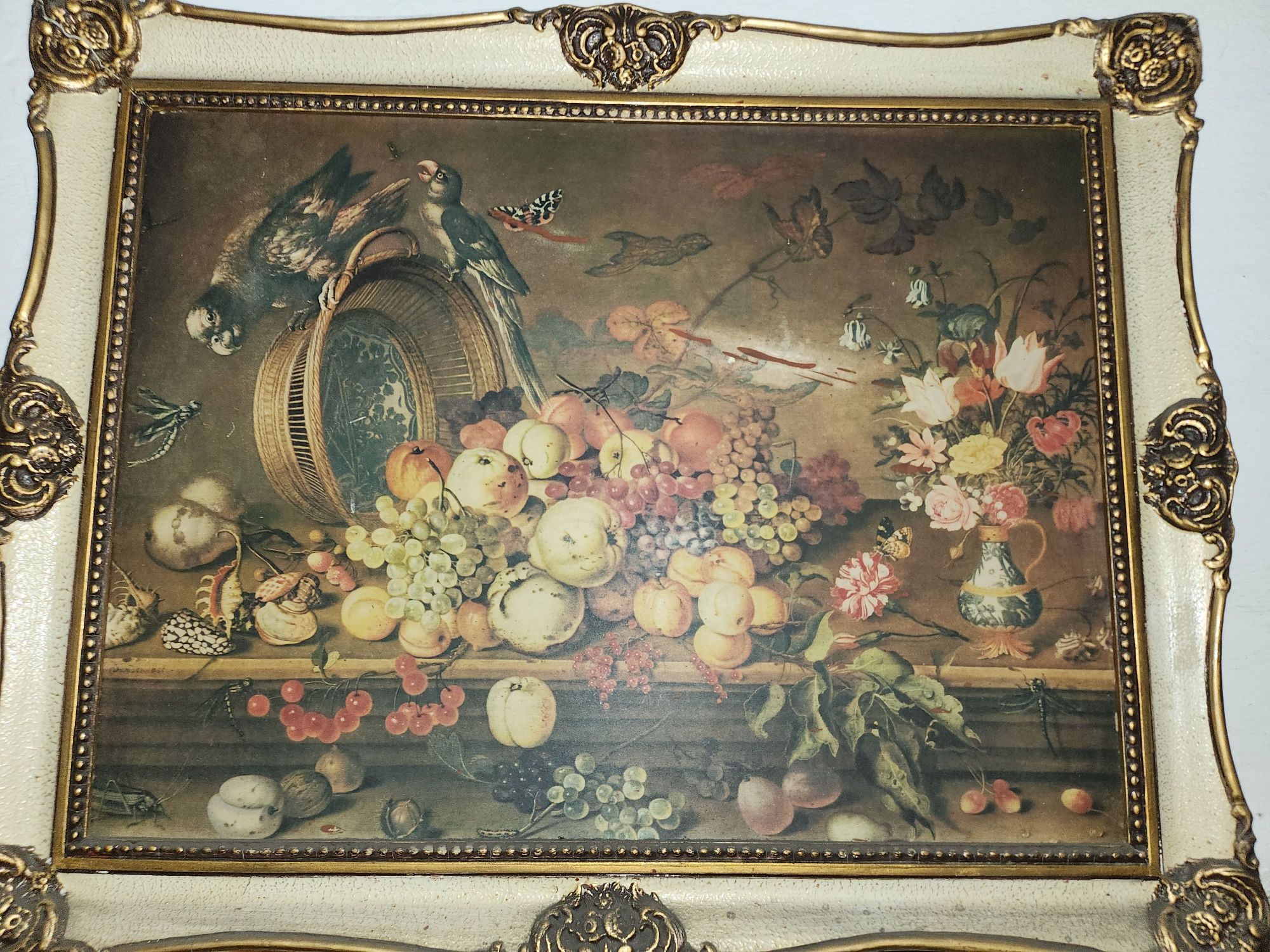 Obraz martwa natura,Balthazar van der malarz Holenderski 1590-