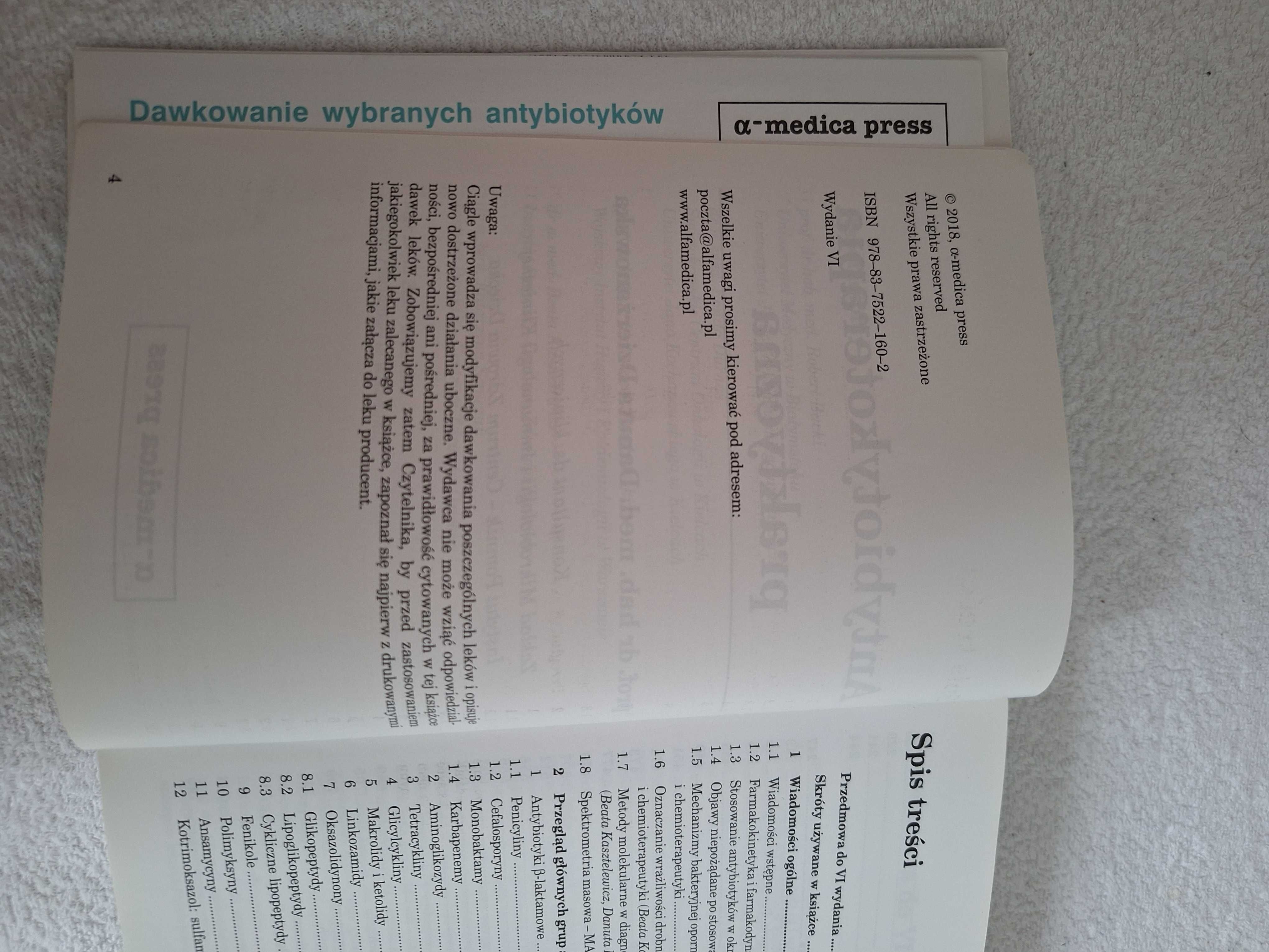 Antybiotykoterapia praktyczna Danuta Dzierżanowska 2018