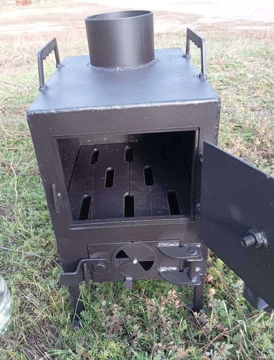 Бліндажна буржуйка окопна піч мобільна пічка печка буржуйка переносна