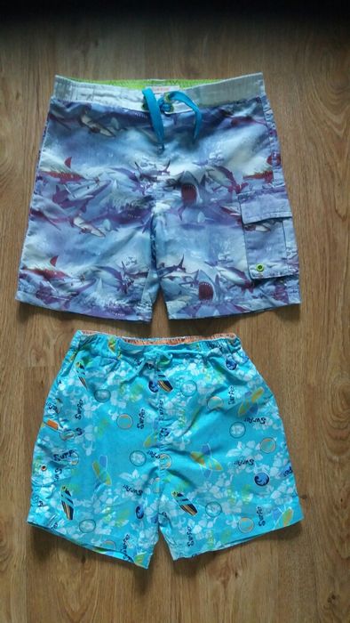 Szorty spodenki kąpielowe 2 pak. roz 116/122