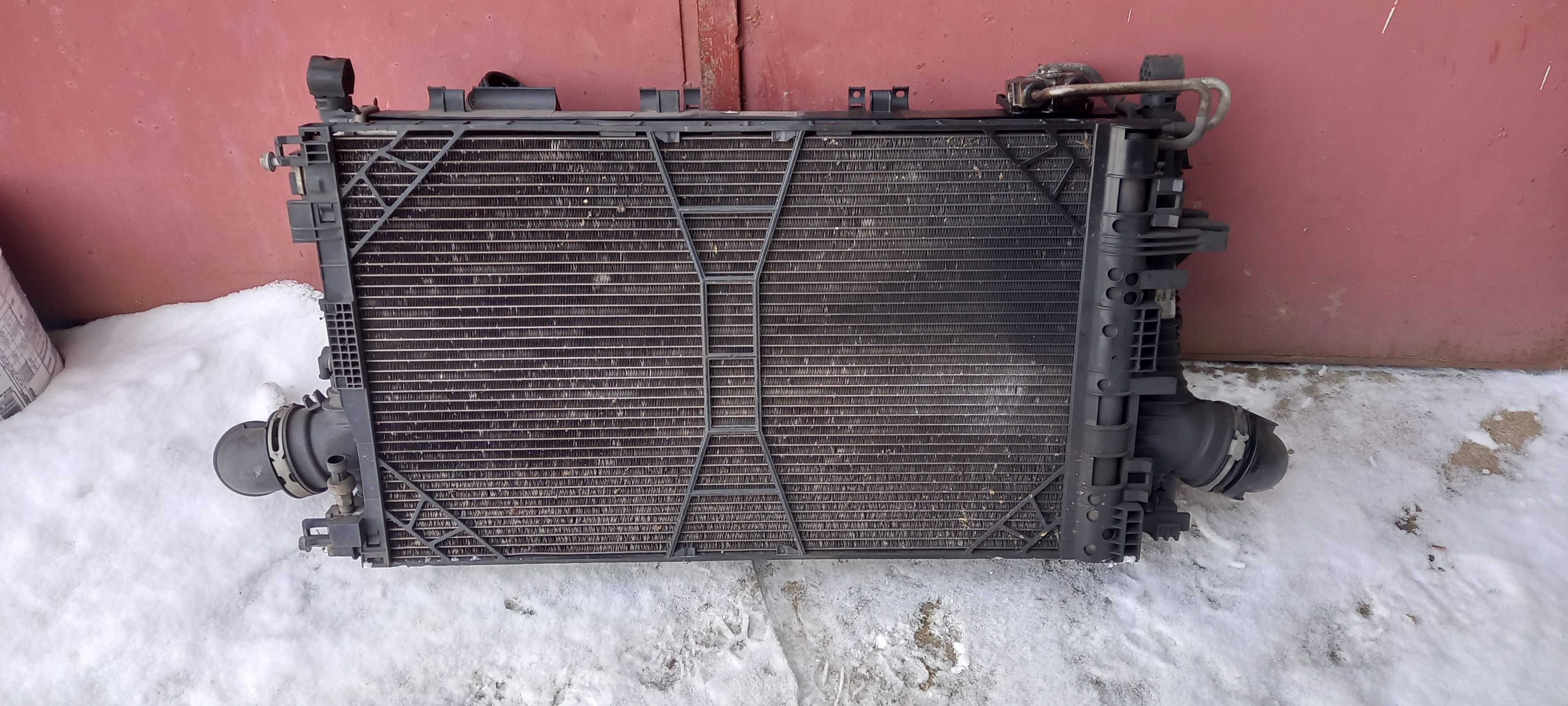 Komplet chłodnic wody intercooler klima Insignia A 1.6 CDTI AUTOMAT