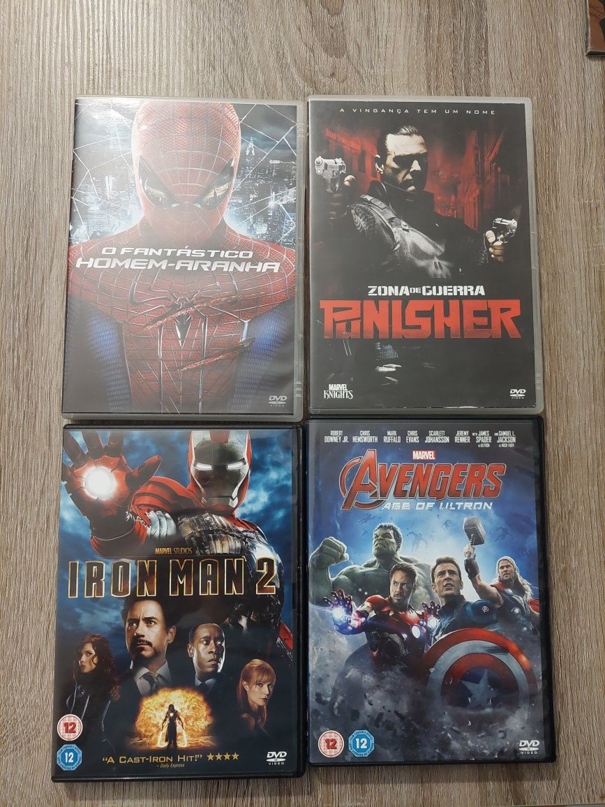 4 Dvds da Marvel