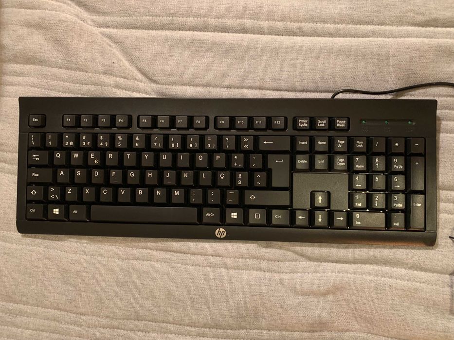 Teclado novo HP preto para computador
