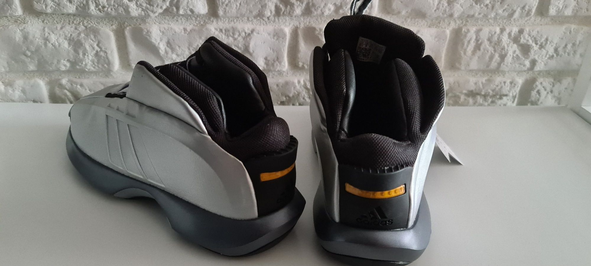 Adidas Crazy 1 Metalic Silver siize 43.1/3 Nowe