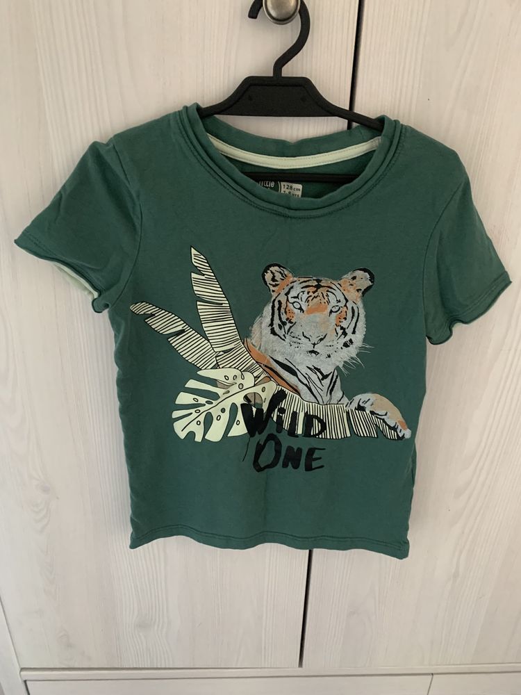 T-shirt chłopięcy z tygrysem Little Kids rozmiar 128
