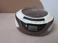 BOOMBOX ELTRA lila radio CD-MP3/USB-MP3 USB  karty SD