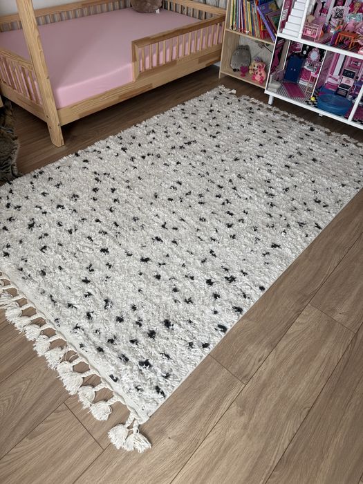 Dywan 130x200 z dlugim włosiem