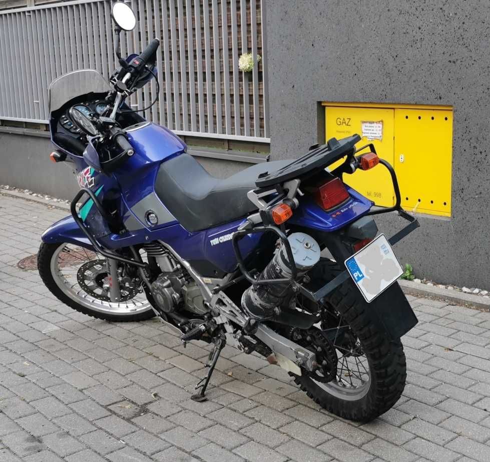 Motocykl Kawasaki KLE 500 - doposażony
