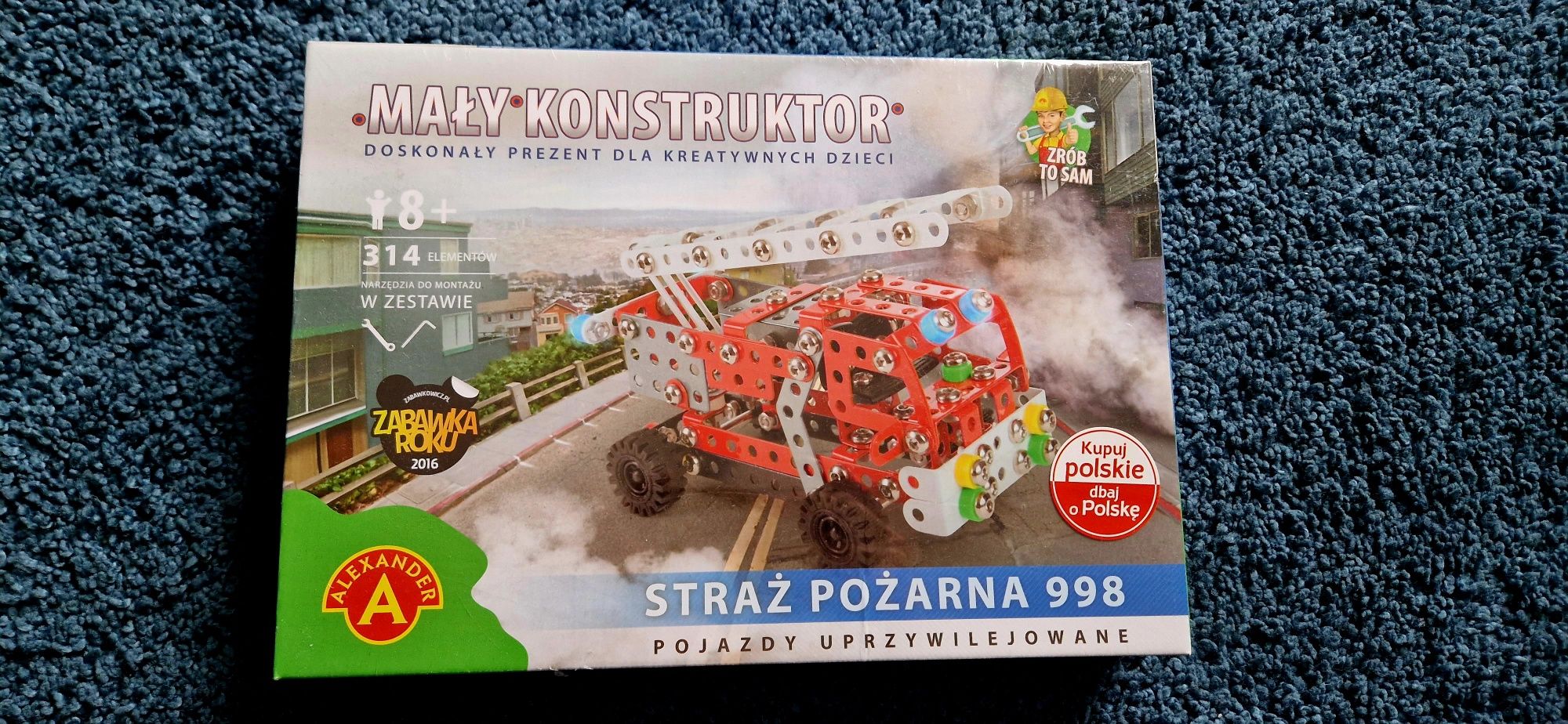 Metalowe klocki Straż Pożarna